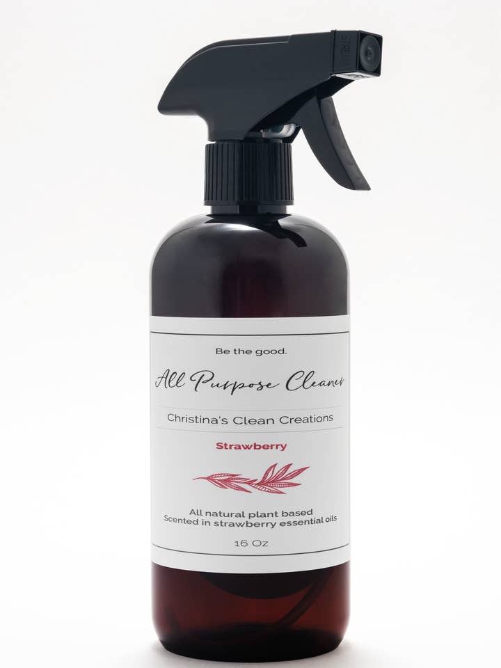 Nettoyant tout usage au parfum de fraise pour la vente par Christina’s Clean Creations