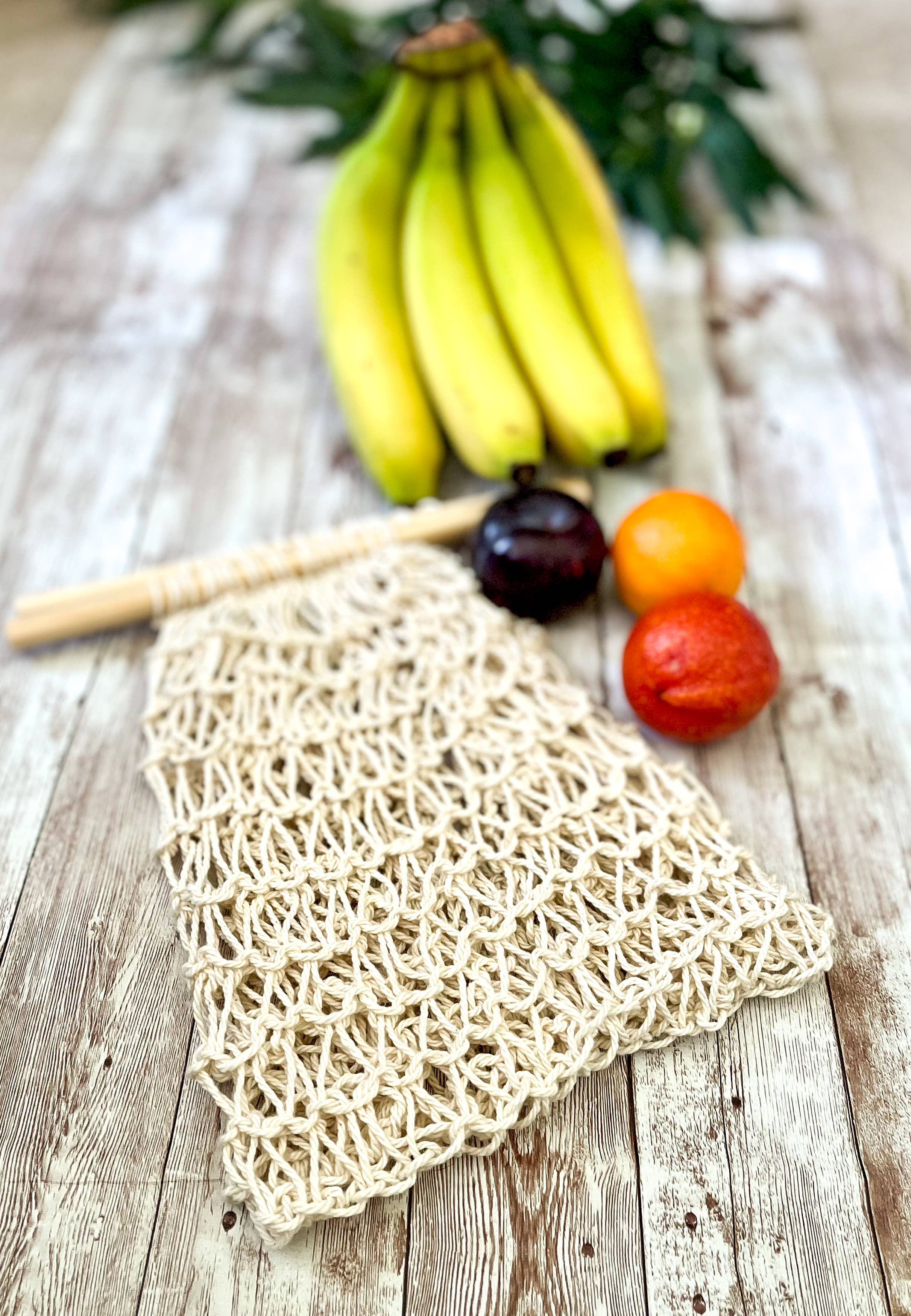 Hoagland Handmade - Wholesale Grocery/Shopping Bag - Virginia-grown cotton produce hammock2