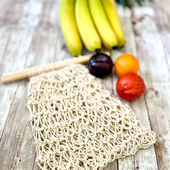 Hoagland Handmade - Wholesale Grocery/Shopping Bag - Virginia-grown cotton produce hammock2