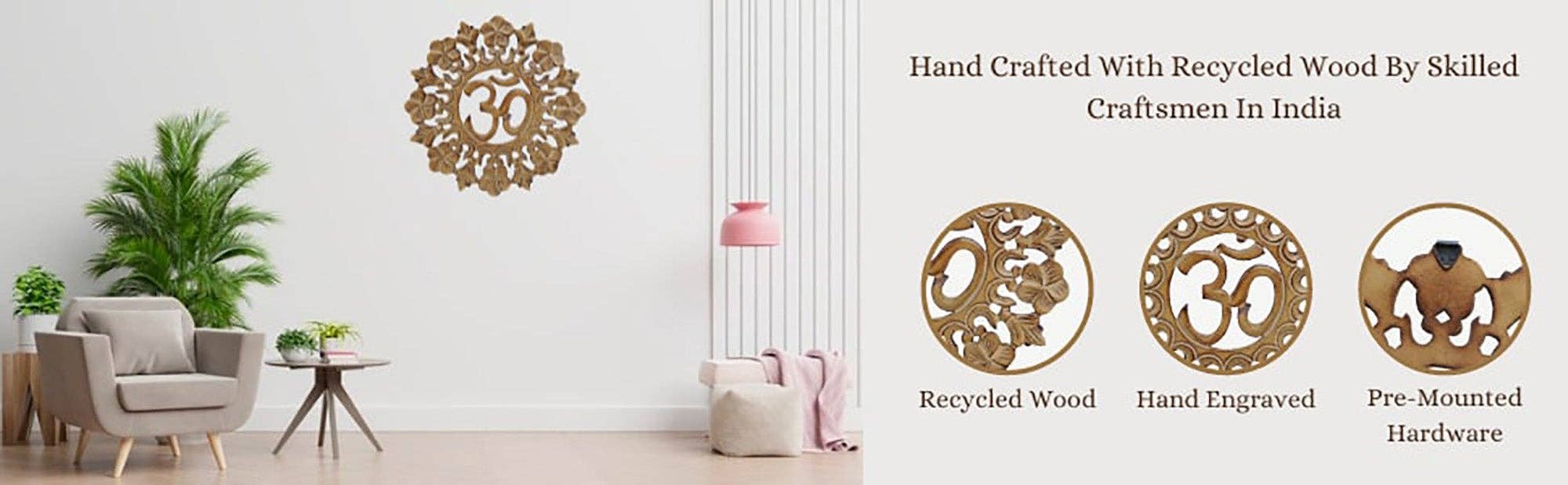 Lungta Imports – wholesale Dimensionell/3D-väggkonst – Handgjorda trä Om väggdekor hängande konst6