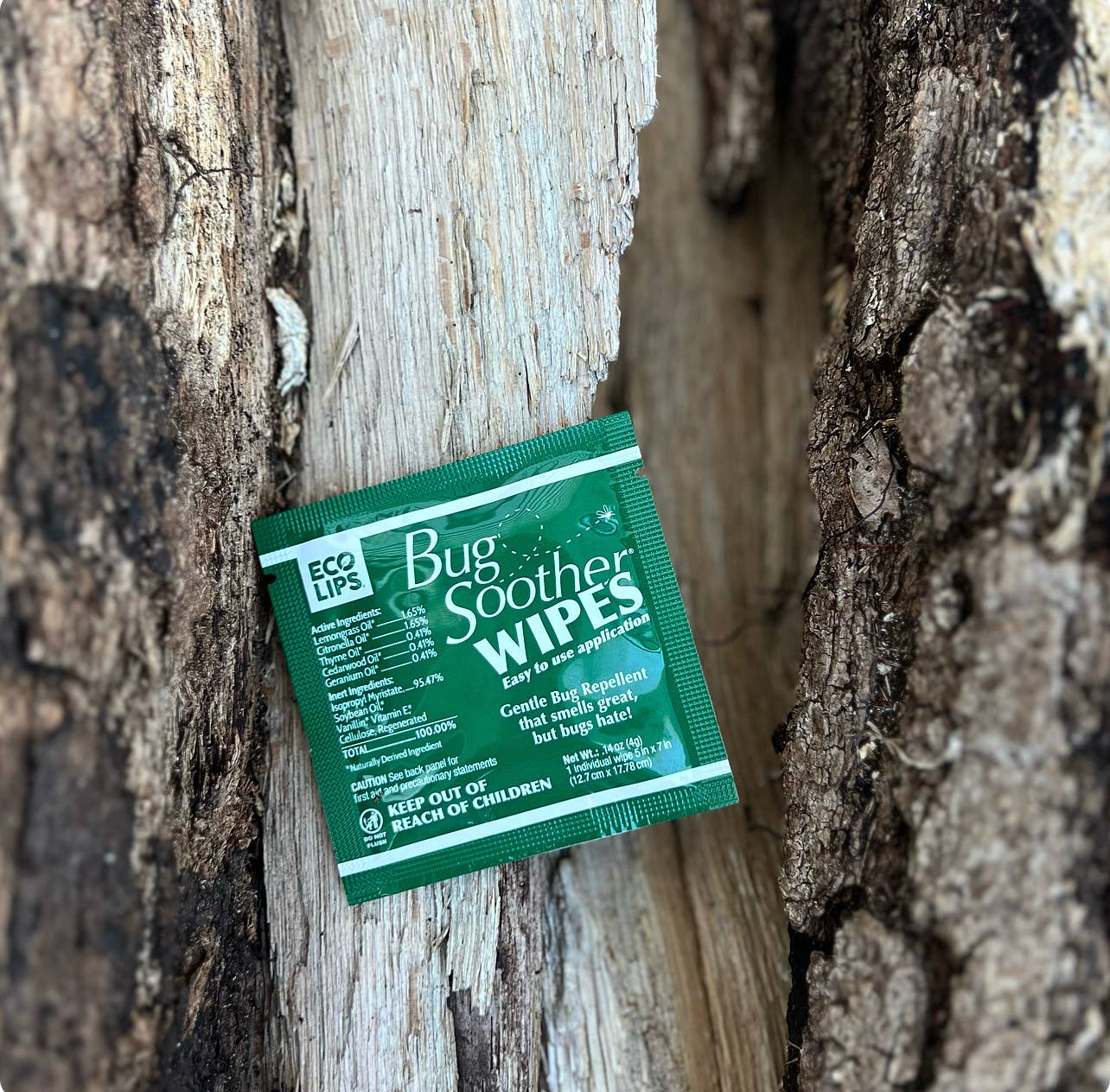 Eco Lips & Bug Soother - Wholesale Insect Repellent - Bug Soother Mosquito Repellent Wipes 15-count1