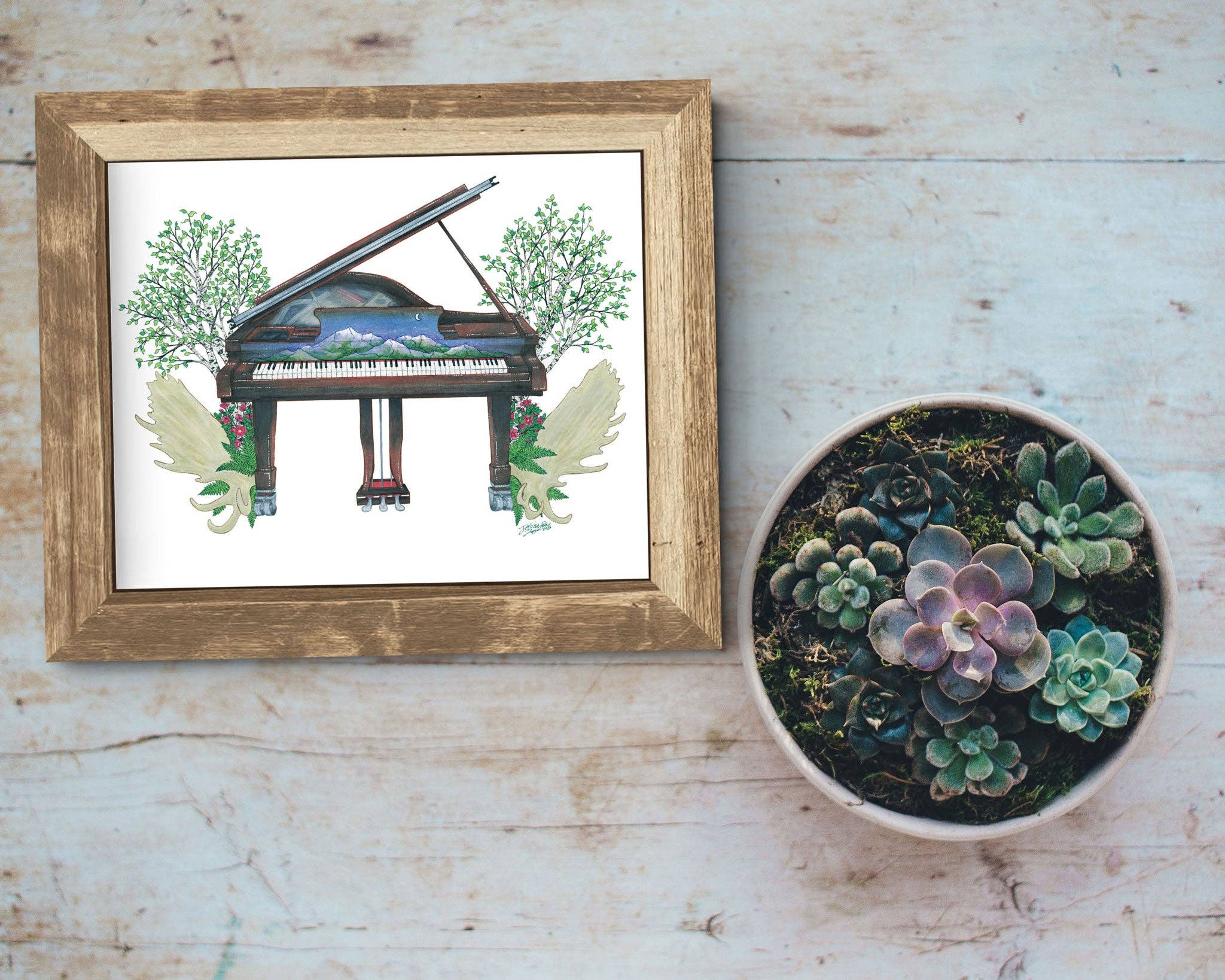 FJ Creations - Wholesale Art Print - Song of Twilight Aspen - Fine Art Print2