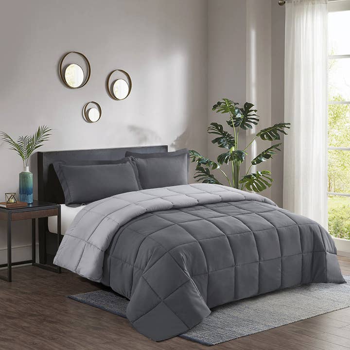 HIG - Wholesale Bedding Set - 3pc All Season Lightweight Down Alternative Comforter Set