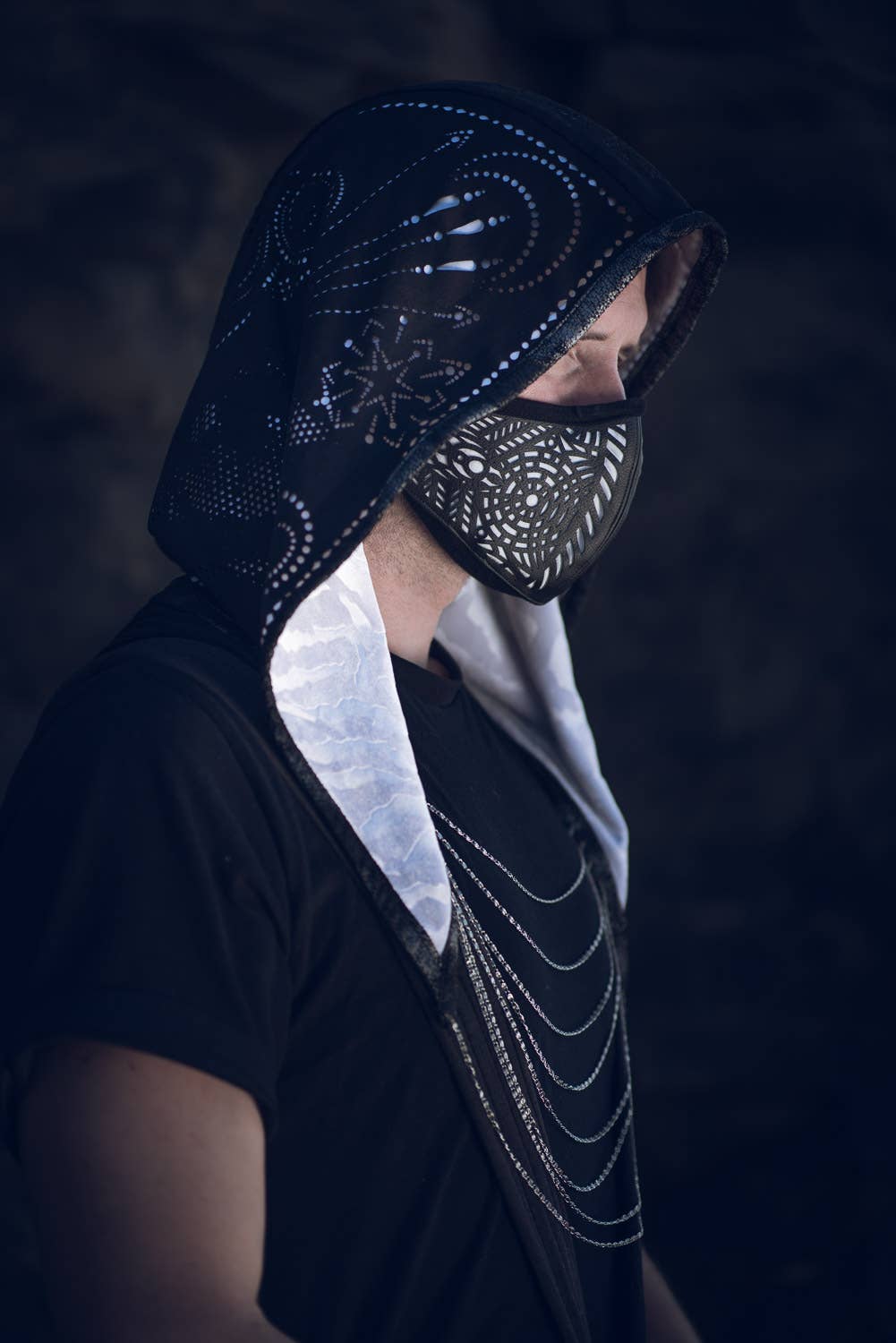 YOSHIZEN – Großhandel Mund-/Gesichtsschutz – Tribal Warrior Kaktus Ledermaske2