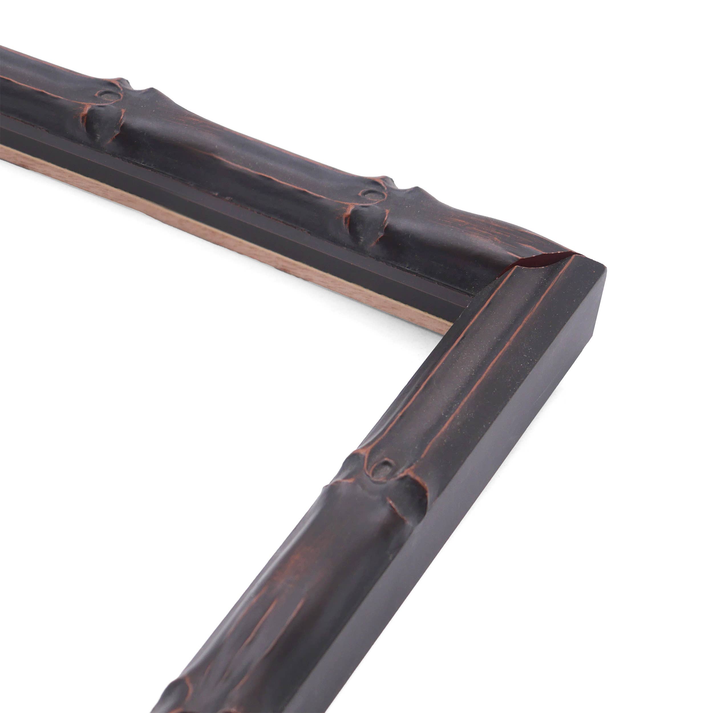 Dark Brown Bamboo 1" Wide Picture Frame for wholesale on Faire6