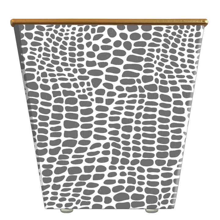 Hedge Farm Candles and Containers – wholesale Plant pot – Alligator Skin Cachepot Container Only7