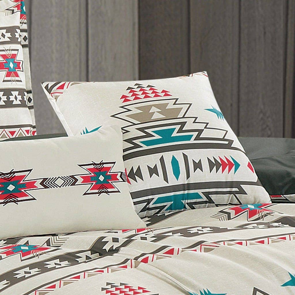 Linen Mart - Vendita all'ingrosso Set di lenzuola - Piumino Aztec Southwestern Sedona Desert - Set da 6 pezzi5