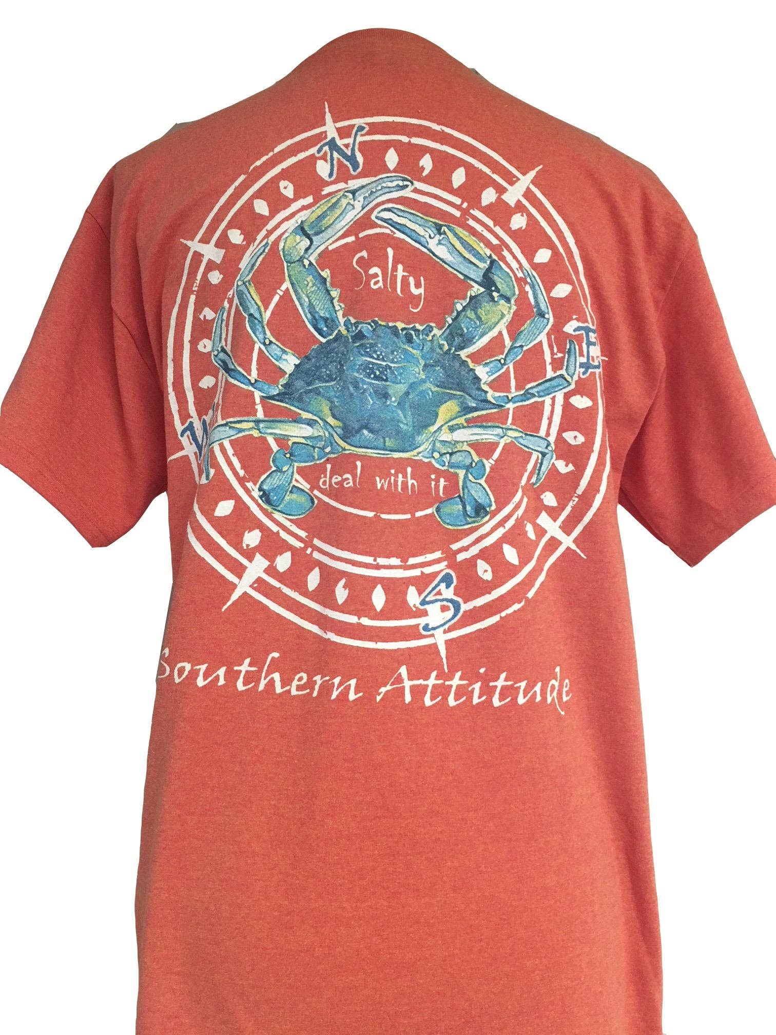Southern Attitude - Wholesale Screen Printed T-Shirt - Men's - S-182 Crab - Sunset3