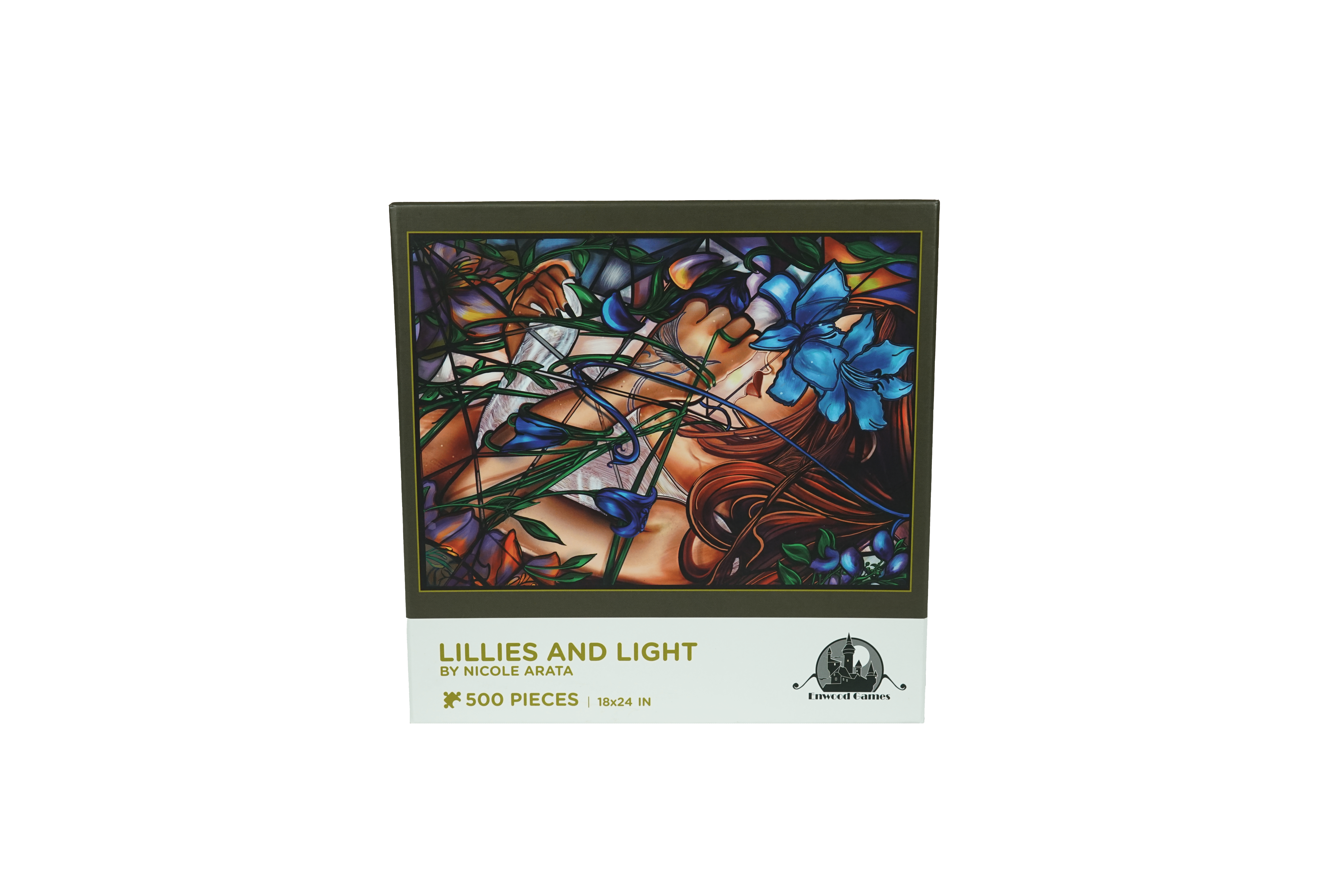 Enwood Games – Großhandel Puzzle - Erwachsene – Ewood Games 500-teiliges Puzzle Lillies und Licht1