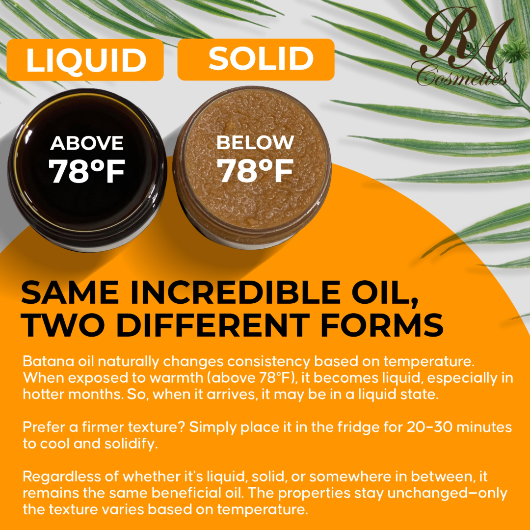 RA Cosmetics - Wholesale Hair Oil - 100% Raw Batana Oil, 4oz - From Honduras2