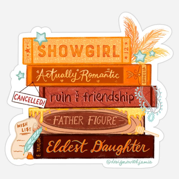 Designs with Jamie - Wholesale Sticker - Shwgrl Book Sticker