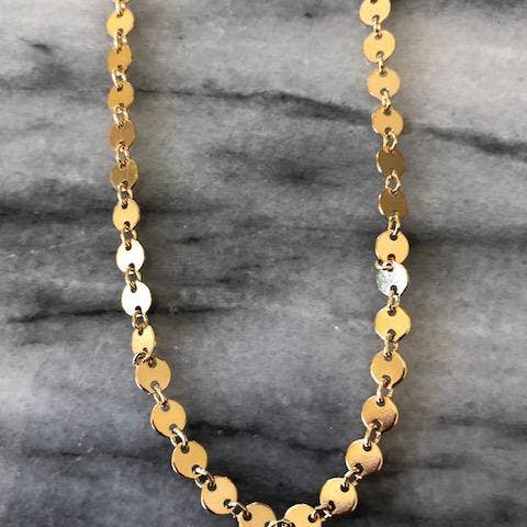 14k Gold Fill Valyntina Choker for wholesale by Violet Moon Jewelry
