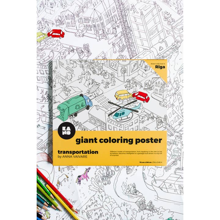 KANO editions - Wholesale Coloring & Activity Book - Kids & Baby - Transportation