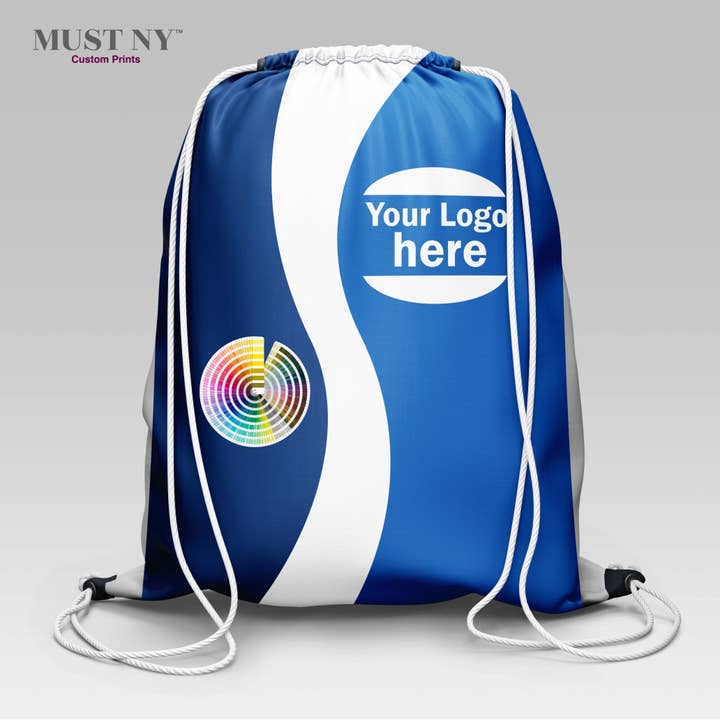 Custom Drawstring Backpacks for Travel, Gym & Everyday Use for wholesale by Must NY