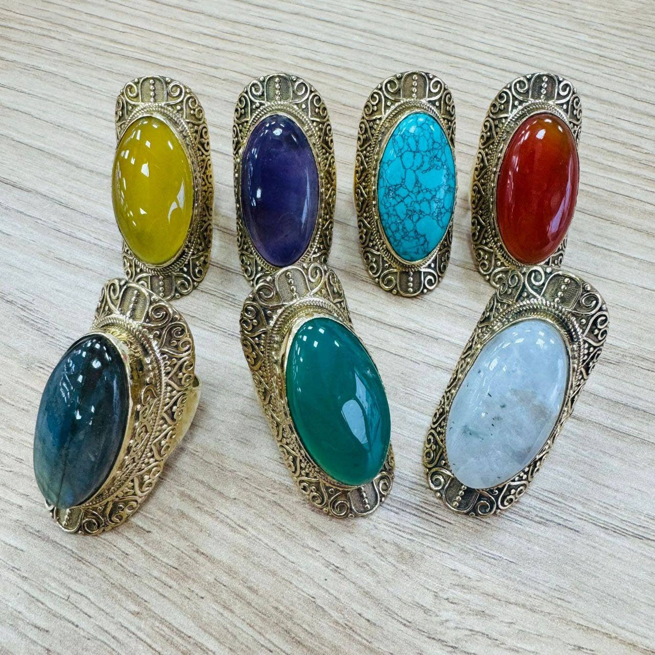 Hecho a mano - Wholesale Cocktail/Statement Ring - XXL rings2