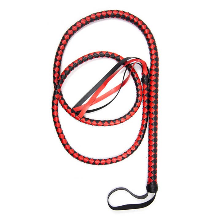Stylex Party - Wholesale Sex Toy - Red and Black Long Whip Roleplay Sexy1
