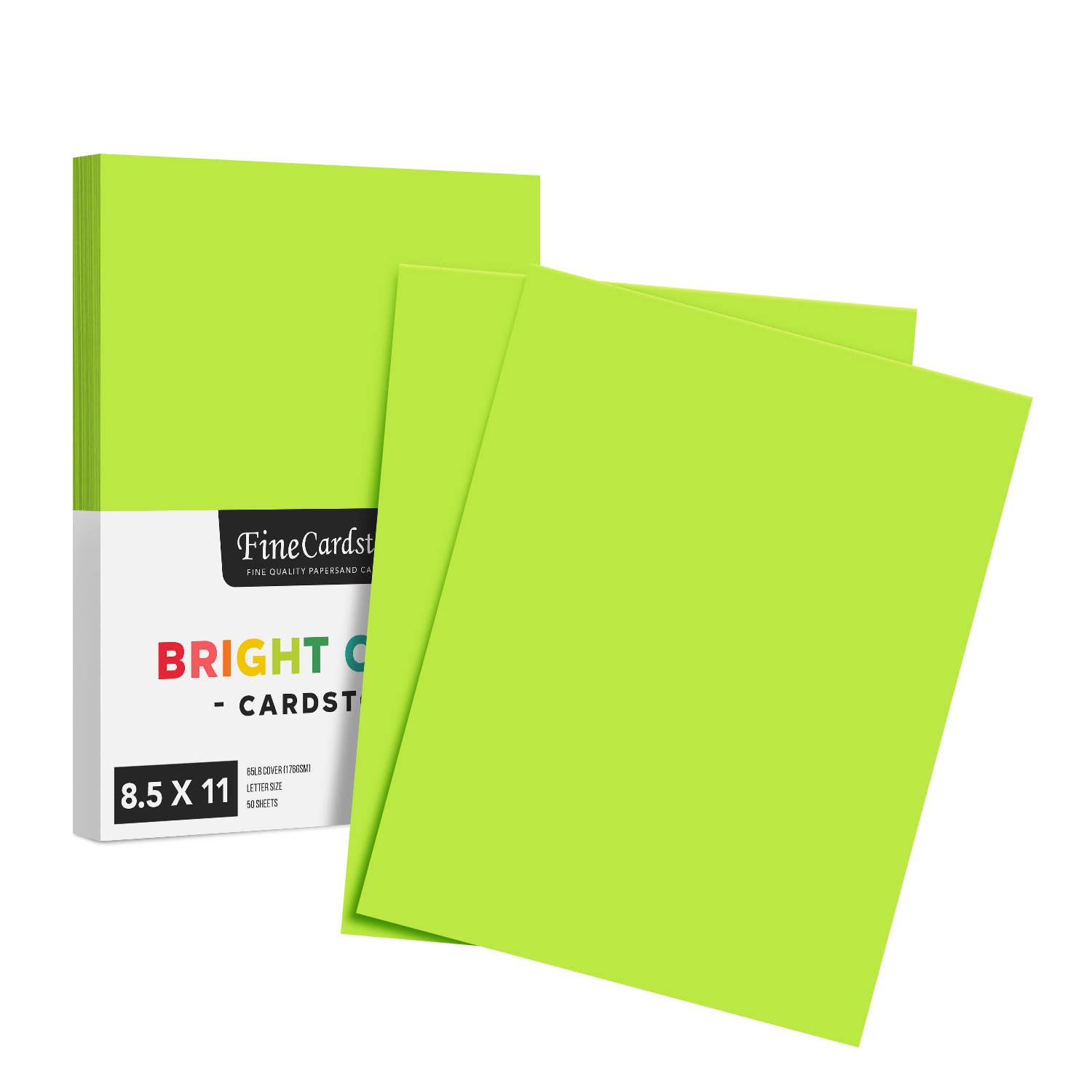 Fine Cardstock – wholesale Hantverkstillbehör – Ljus färg Cardstock papper - 65 lb täcka (176 GSM) - 50 Antal7