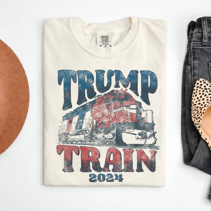 Trump Train 2024 pour la vente par MidWest Tees