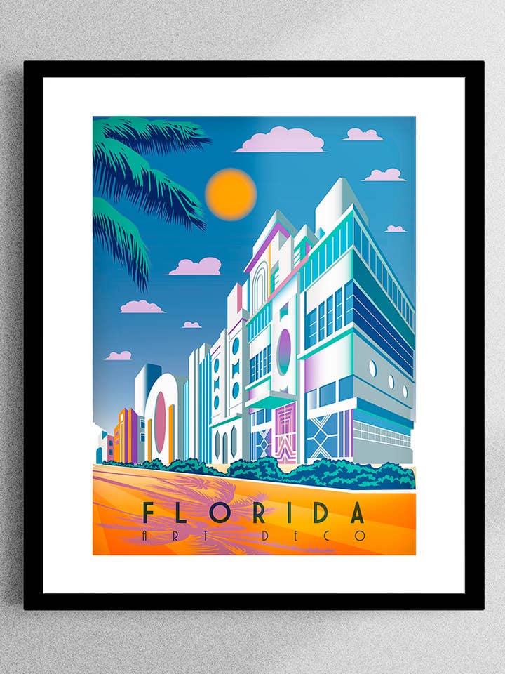 FLORIDA POSTER for wholesale by PRINTTT STUDIO