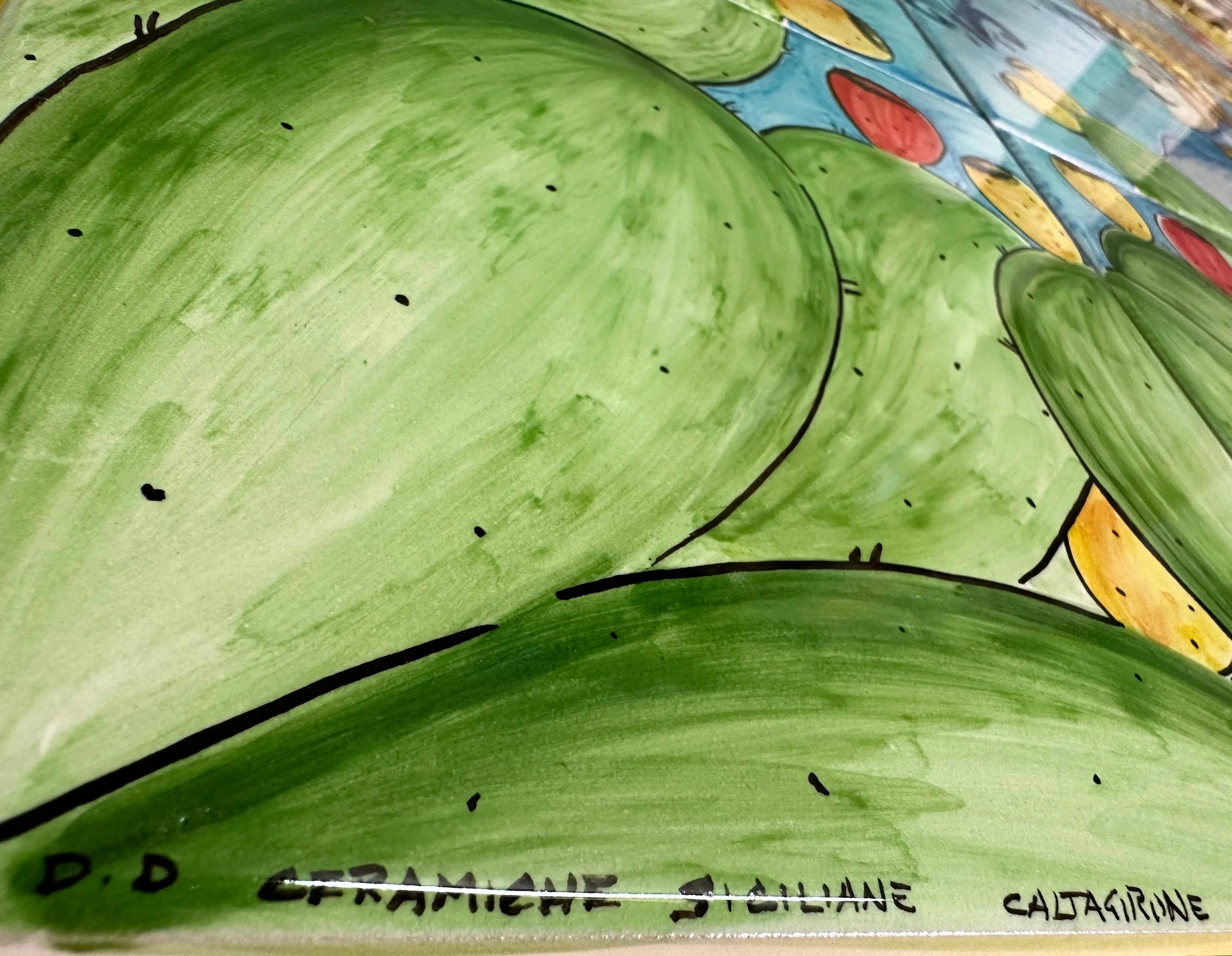 DD Ceramiche Siciliane - Wholesale Wall Tile - Paladino Ceramica Caltagirone Mosaic Panel cm 60x60 Hand-decorated tiles7