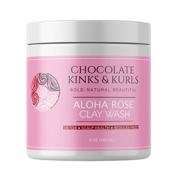 Aloha Rose Clay Wash for wholesale by Chocolate Kinks & Kurls