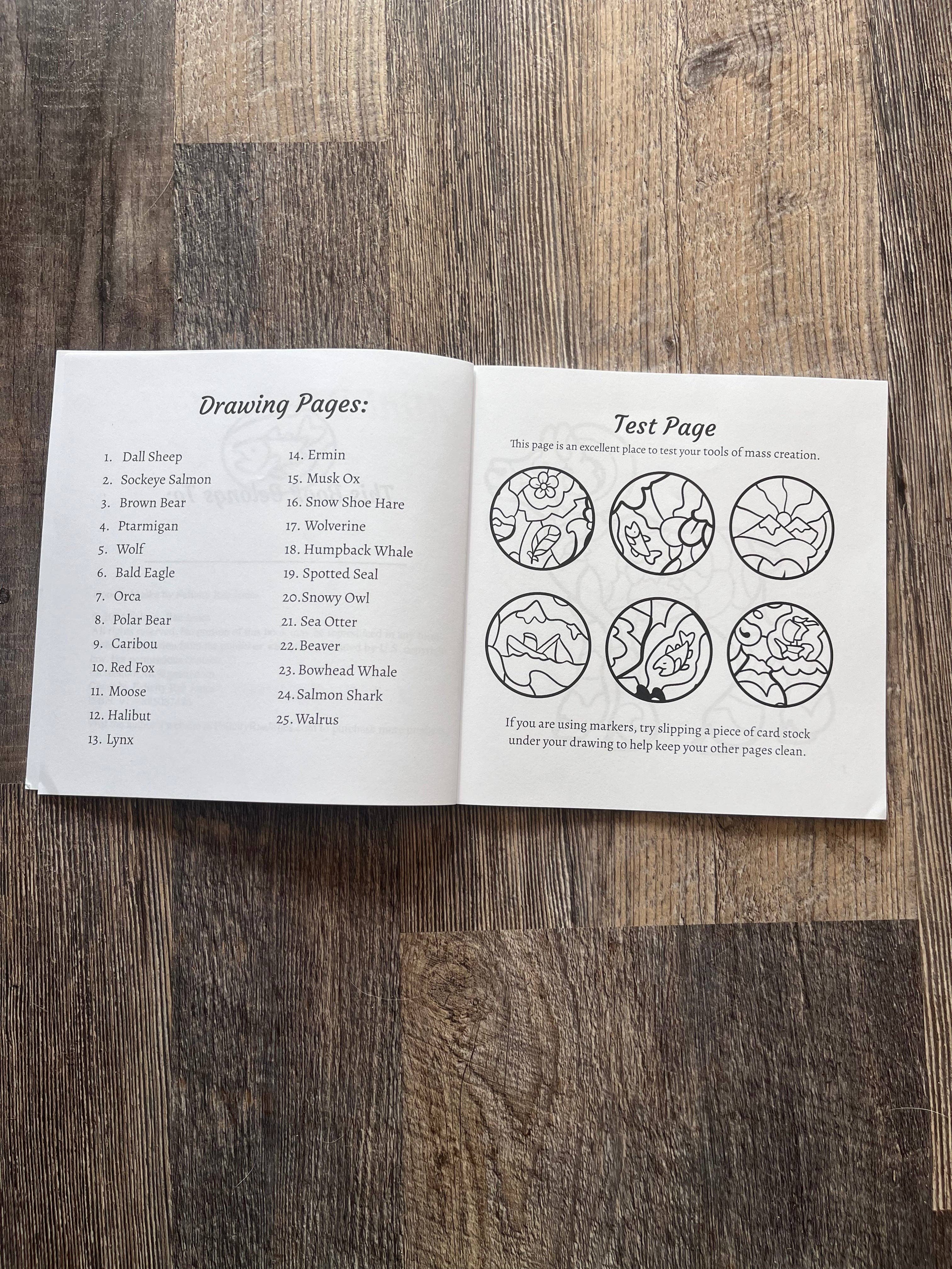 FJ Creations - Wholesale Coloring & Activity Book - Kids & Baby - Mini Doodle Alaska Coloring Book of Alaska1