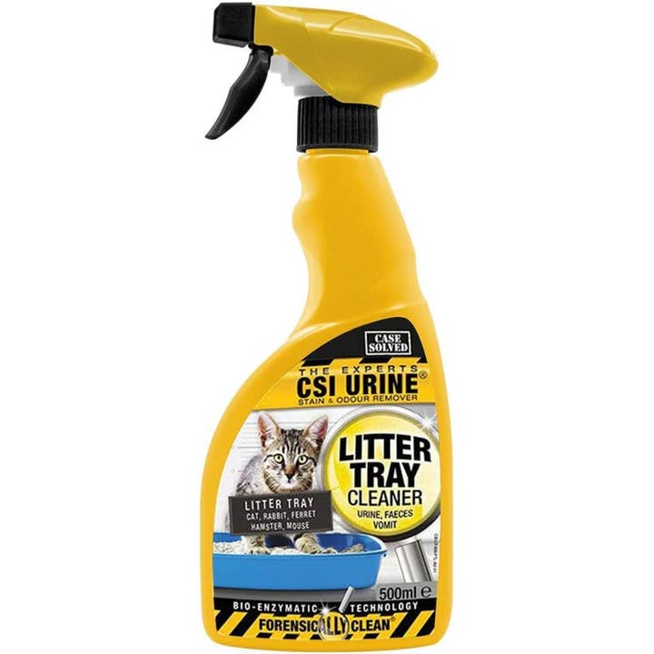 OurPetsLife - Wholesale Pet cleaning supplies - CSI Urine Litter Tray Cleaner Spray 500ml