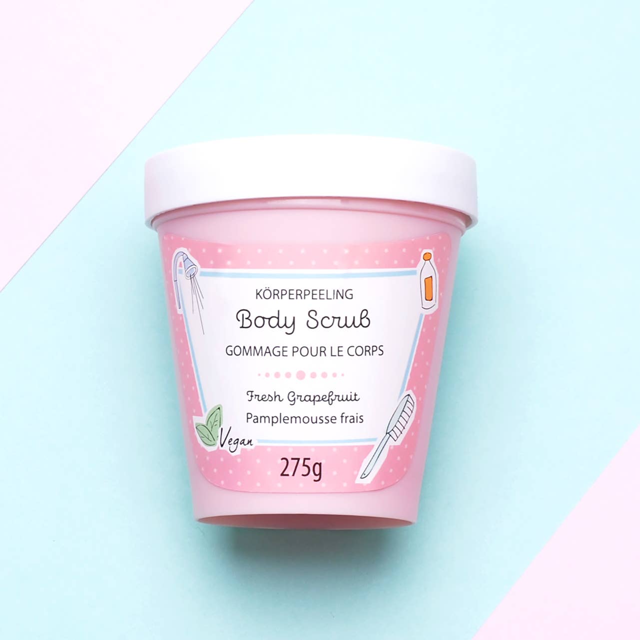 BadeFee - Wholesale Body Scrub/Exfoliant - Candy Line Body Scrub Grapefruit - fruity body scrub