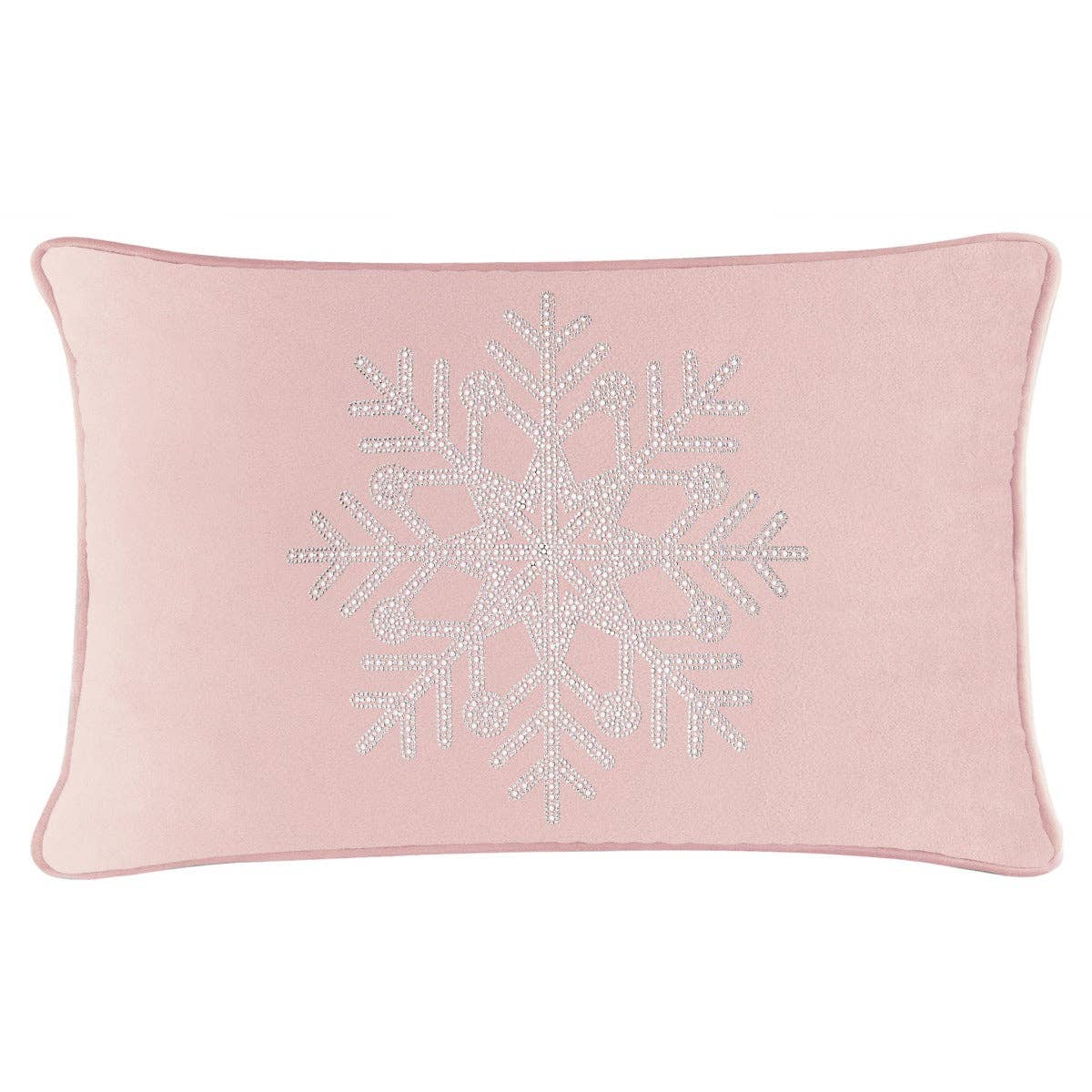 Sparkles Home - Wholesale Throw/Decorative Pillow - Rhinestone Snowflake Pillow3
