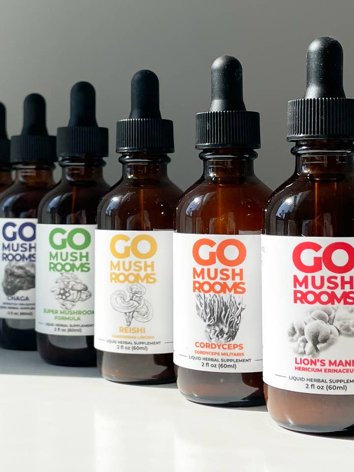 Standard Tincture Pack for wholesale by GO Mushrooms