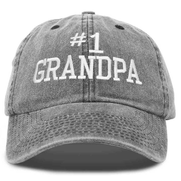 Dalix - Wholesale Honkbalpet - Heren - DALIX Nummer 1 Grandpa cadeauhoed baseball pet