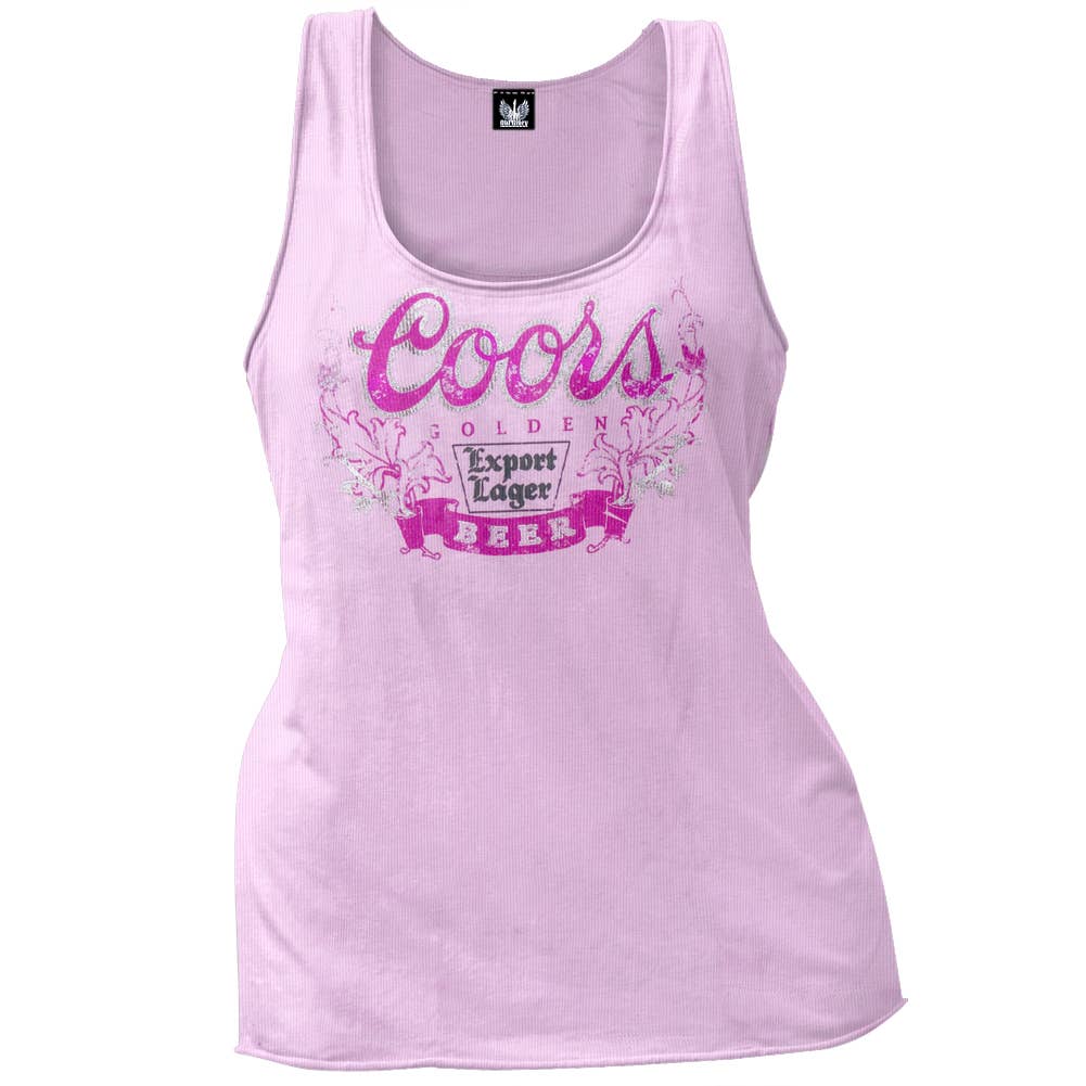 Official Store - Wholesale Tank Top - Women's - Coors - Silver Beer Women's Juniors Tank Top0