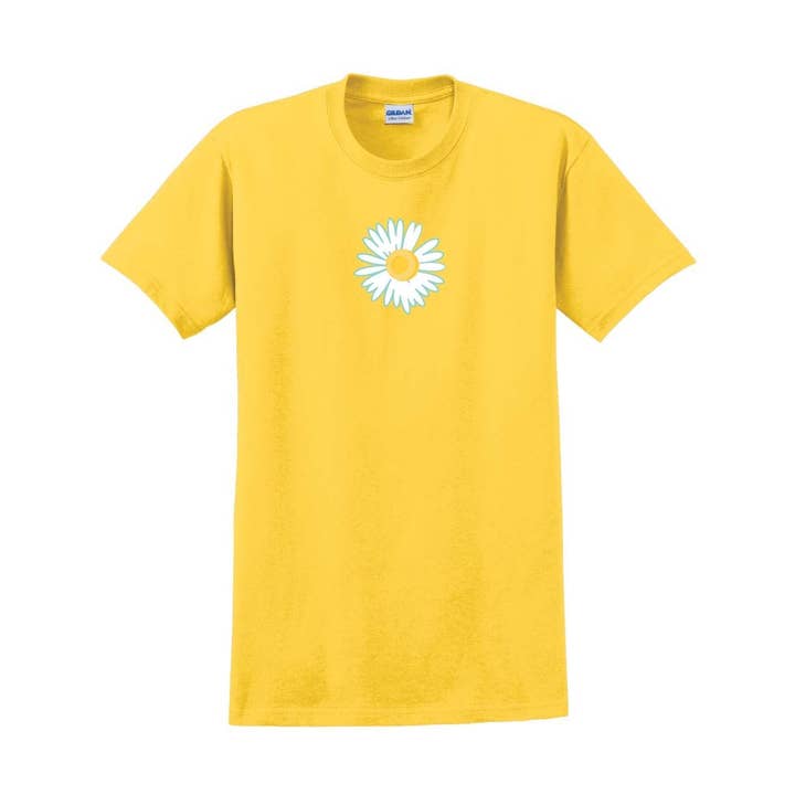 Large Daisies Tee for wholesale by MCCC Sportswear