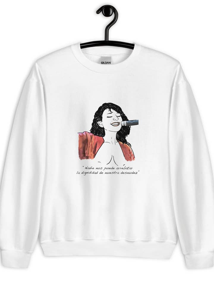 Amaral sweatshirt for wholesale by El loco del Pelo Rizo