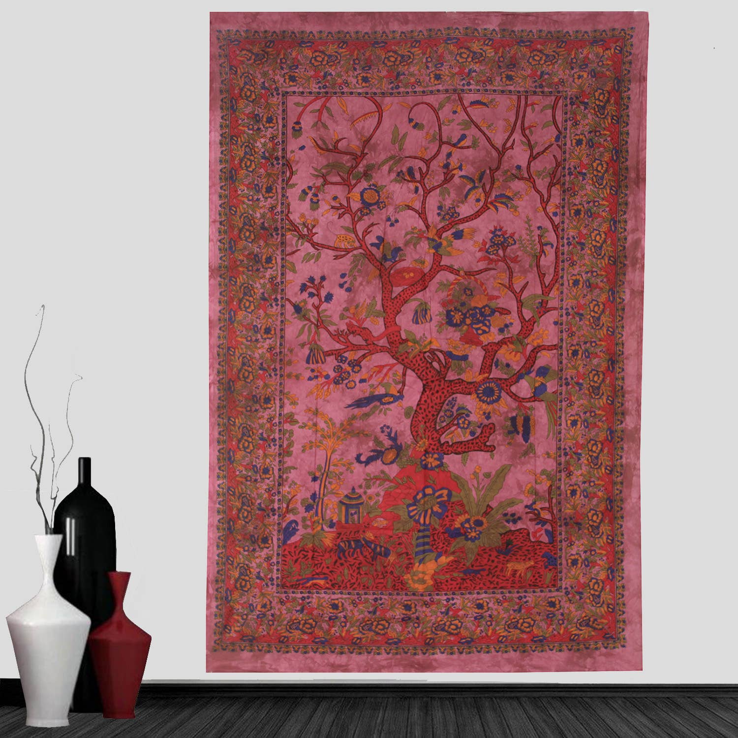 Lungta Imports - Wholesale Tapestry/Textile - Tree Of Life Tapestry Wall Decor Beach Throw 80”X50”7