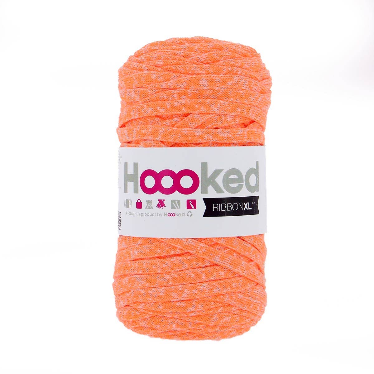 Hoooked Yarns - Venta al por mayor Hilos - Ribbon XL Neon - Hilo neón grueso y vibrante0