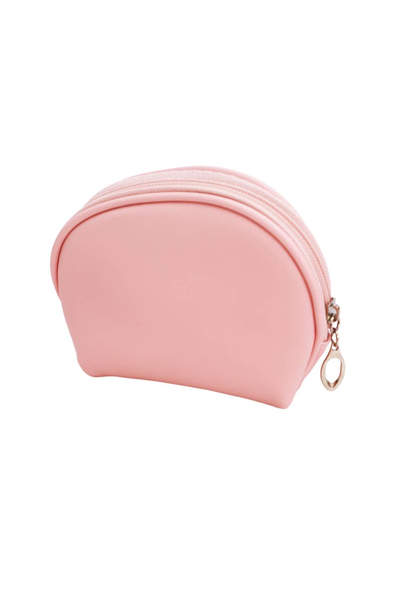 Cap Zone - Wholesale Makeup/Cosmetic Bag - Toiletries Cosmetic Pouch 3-Piece Clear Vegan Leather Set7