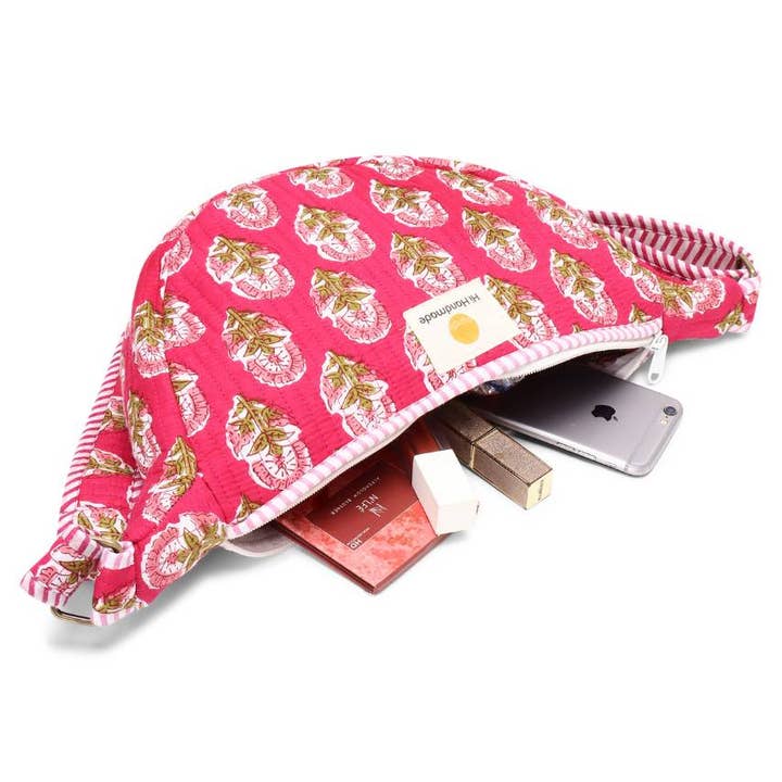 Hi Handmade - Wholesale Crossbody bag – Women's - Cotton Sling Bag - Pink2