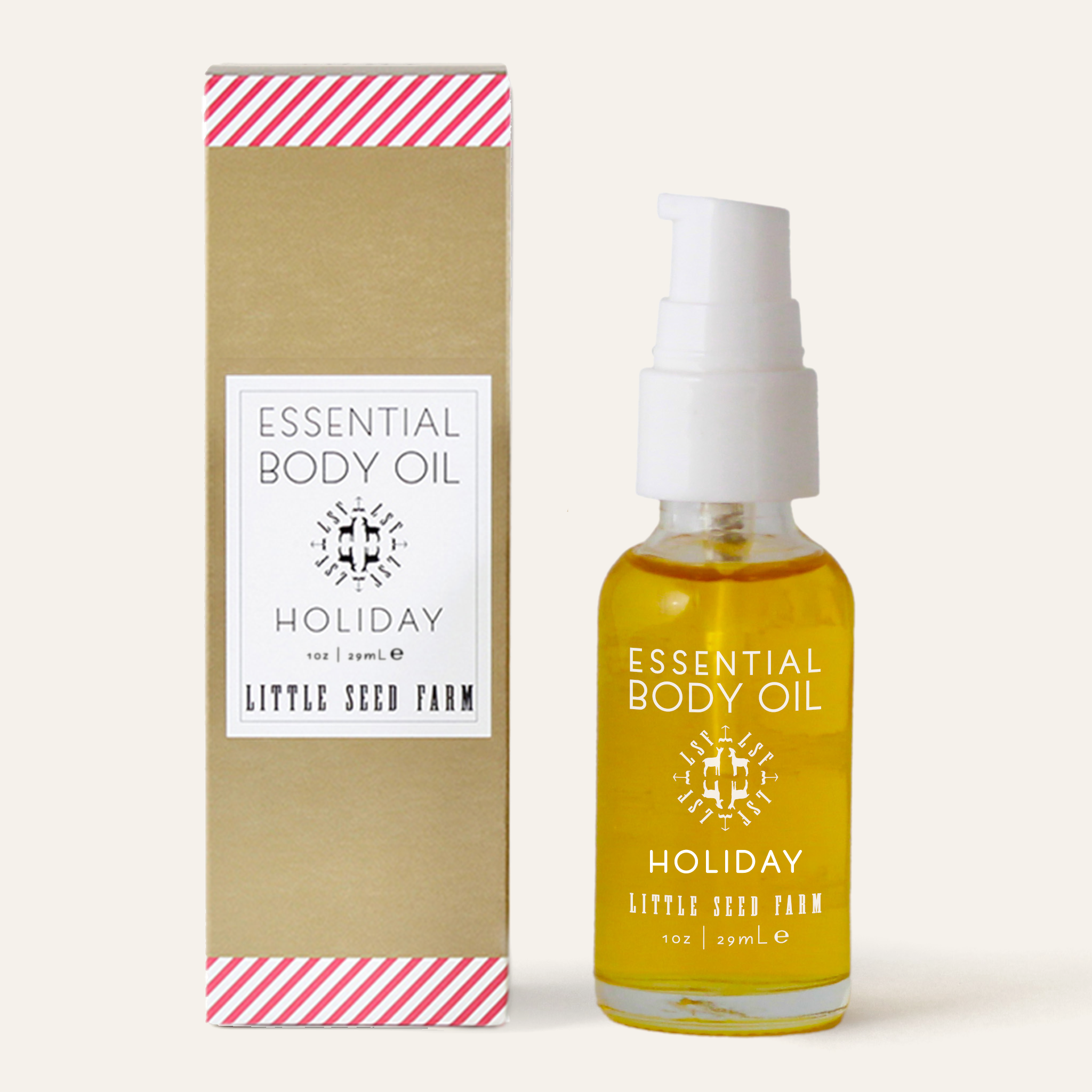 Little Seed Farm - Wholesale Bath/Body Oil - Mini Holiday Essential Body Oil - 1 oz0