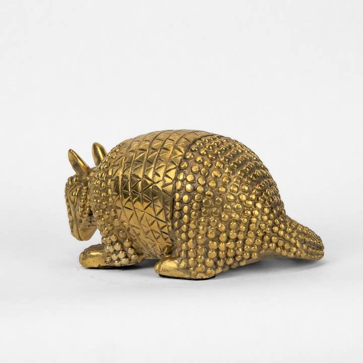 PRIZE - Wholesale Sculpture - Armadillo Sculpture in Brass2