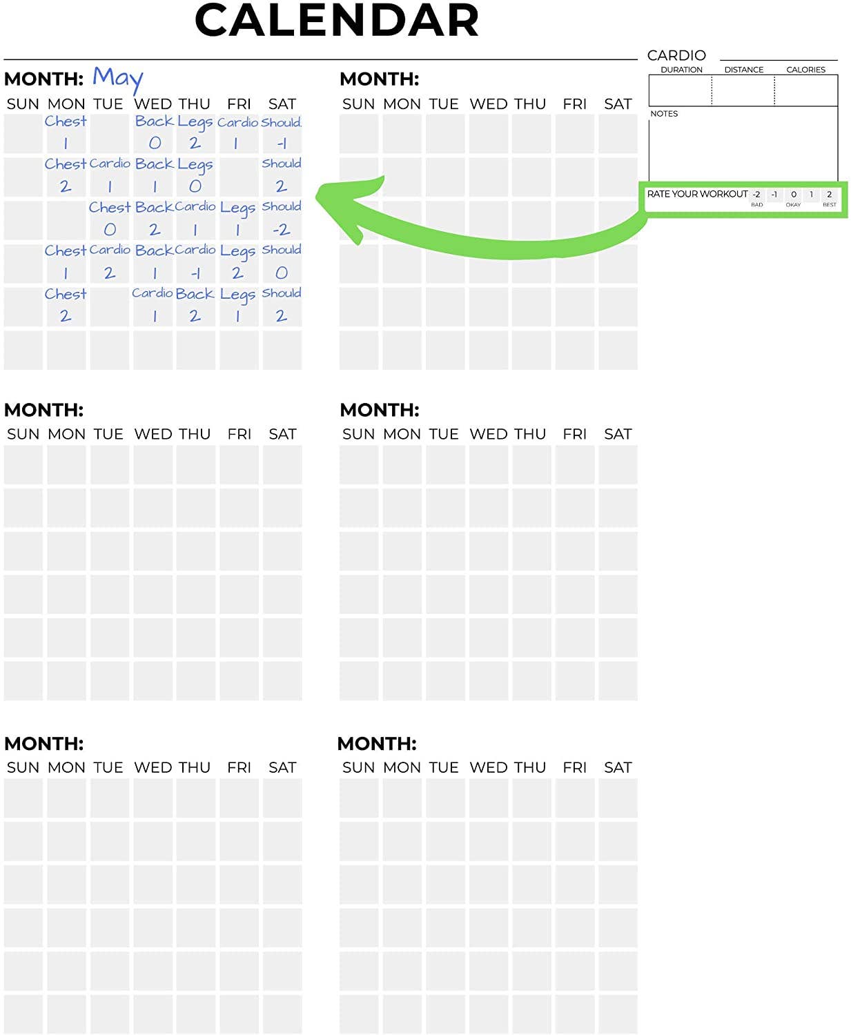 Portage Notebooks - Wholesale Journal/Diary - Your Fitness Journal3