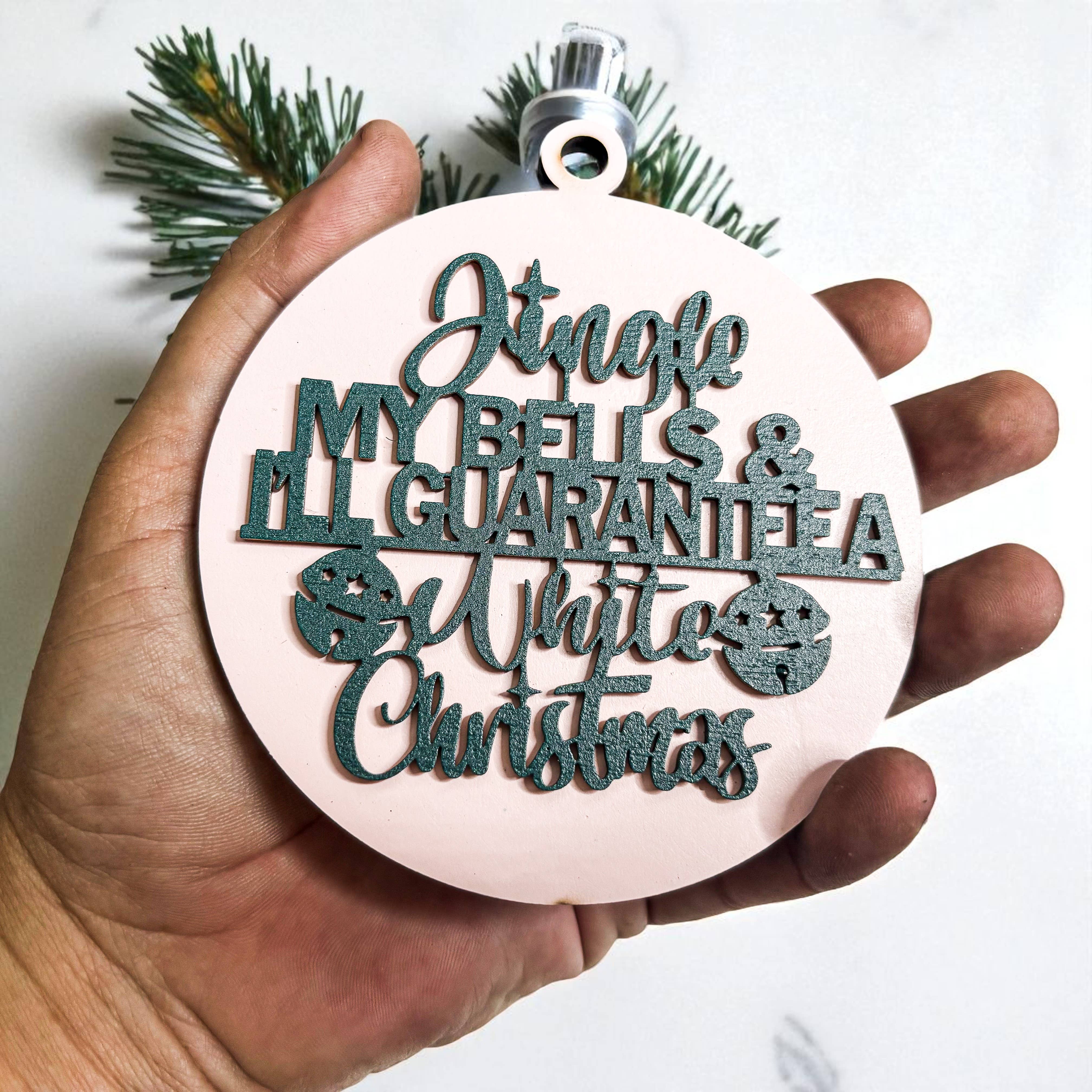 Gia Roma - Wholesale Ornament - Hanging Christmas Decor + Handmade Wooden Ornament Funny108