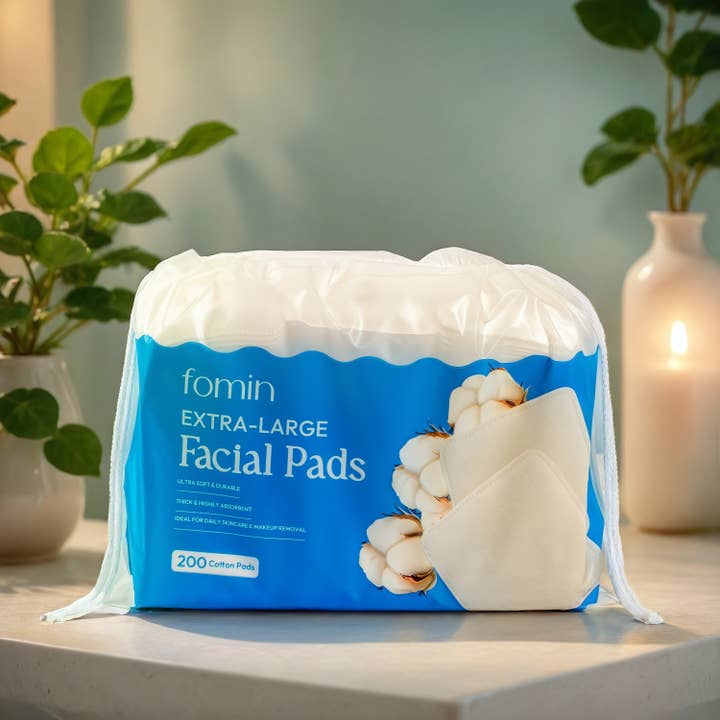 Extra Large Facial Cotton Pads - 200 Pack for wholesale by Fomin