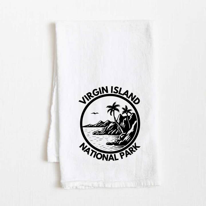 Virgin Islands Nationalpark Mehlsack-Küchentuch - 36” x 32” für den Großhandel von Towel Town