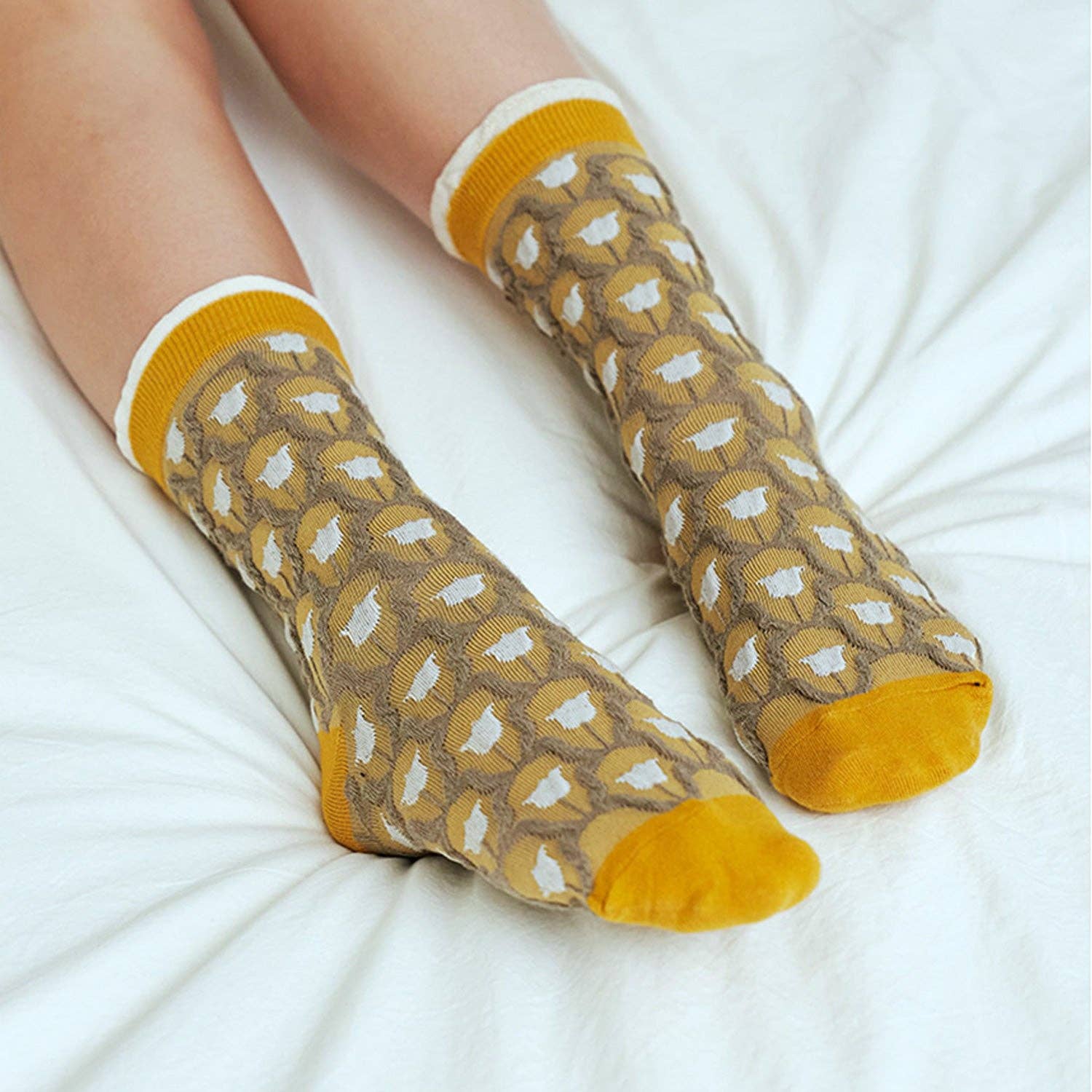 7DAYSSOCKS - Vente Chaussettes – femme - Chaussettes à volants pailletées fleuries pour femme8