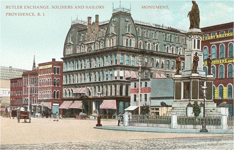 Found Image Press - Wholesale Magnet - Magnet RI-77 Butler Exchange, Providence0