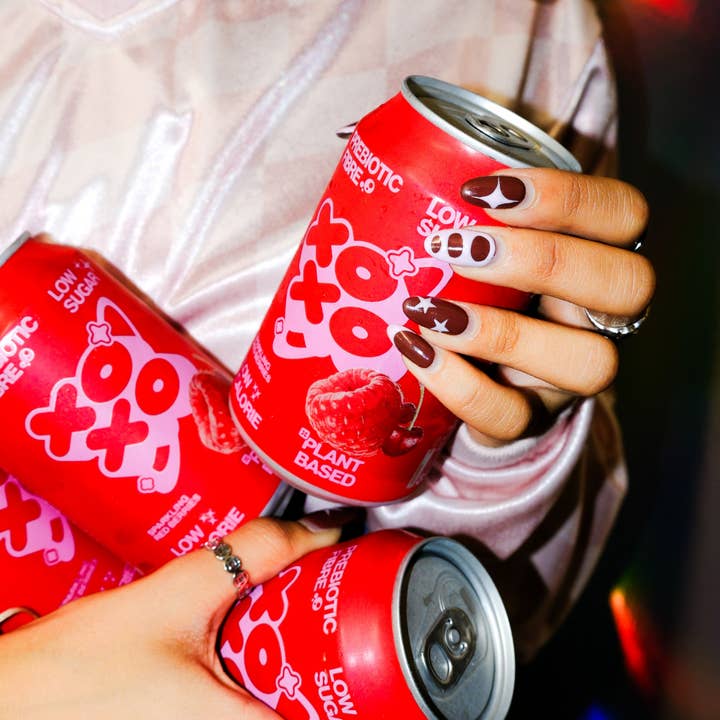 XOXO – wholesale Soda/carbonated drink – XOXO Red Berries Prebiotic Soda - 12 Pack3