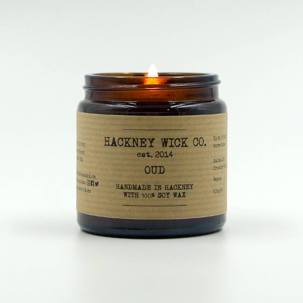 Hackneywickco – wholesale Jar/filled candle – Hackney Wick Co Soy Wax Oud Candle2