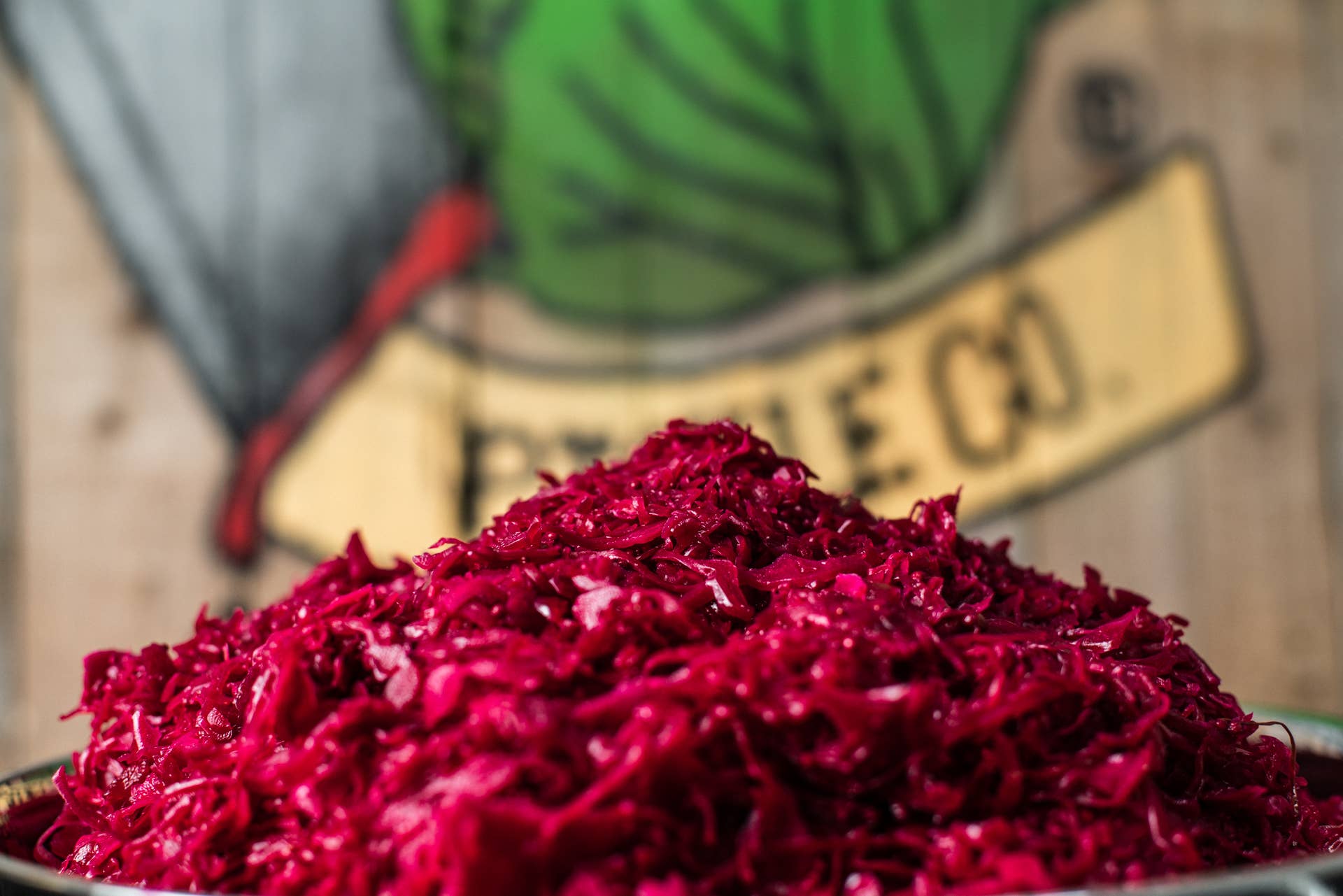 The Crafty Pickle Co. – wholesale Pickled vegetables – Radical Red Sauerkraut - onion & mustard sauerkraut5