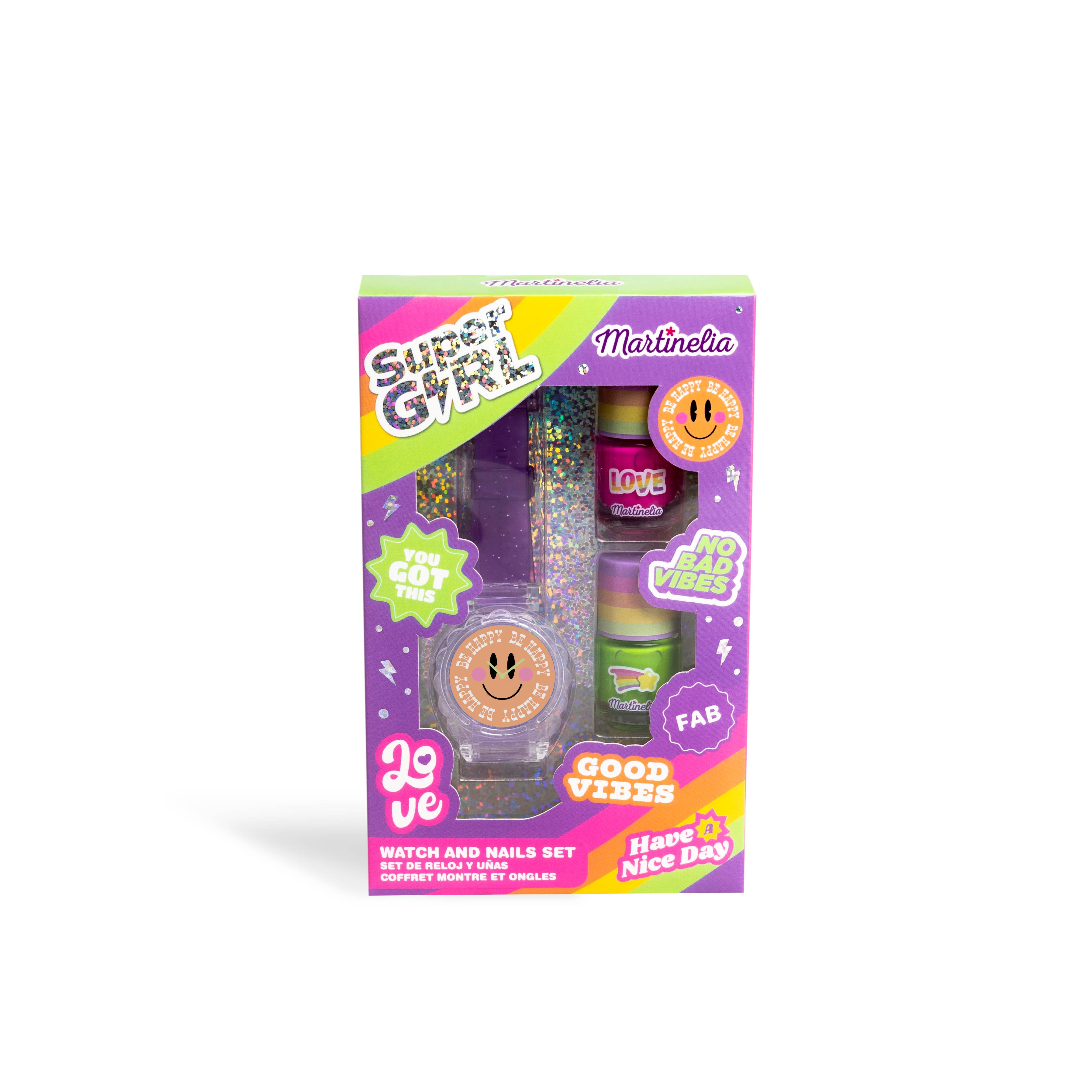 Aquarius Cosmetic SLU - Wholesale Nailcare Set - Martinelia Super Girl Watch & Nails Set